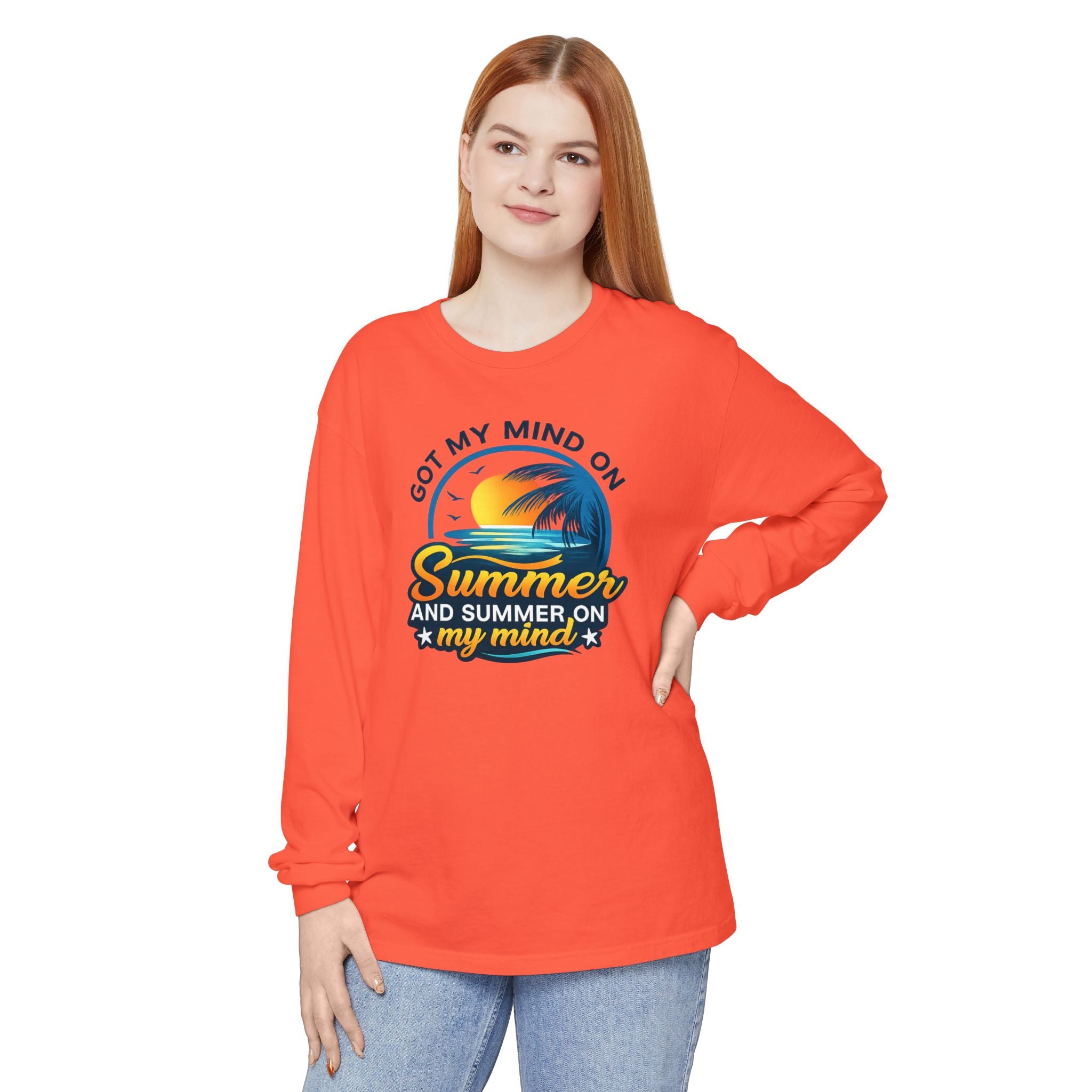 Summer On My Mind Long Sleeve Tee