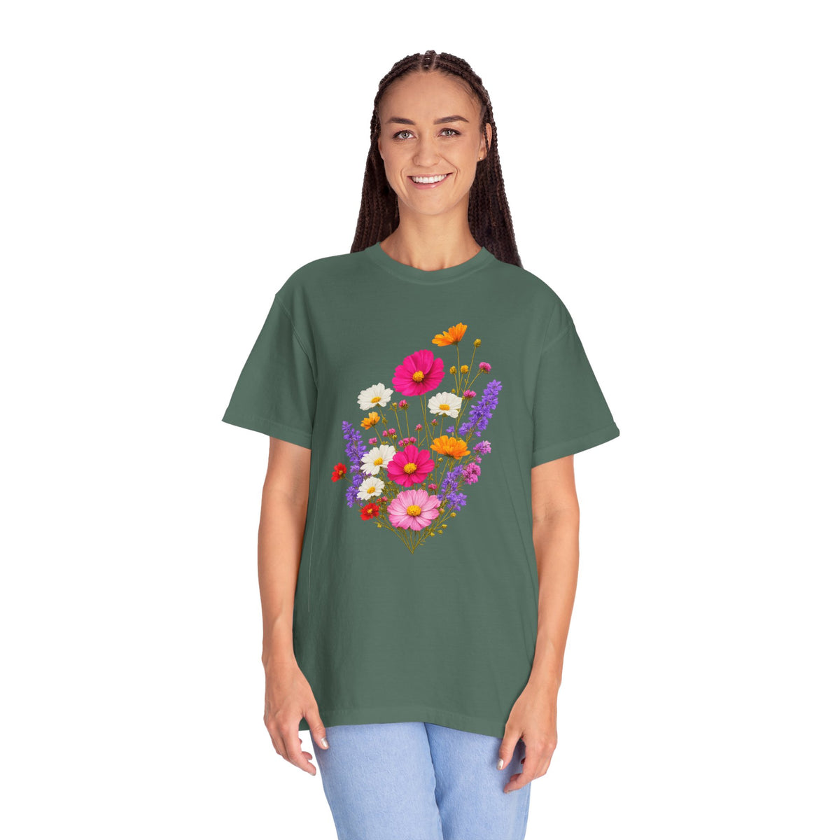 Floral Bouquet T-Shirt — Vintage Wildflower Garden Tee