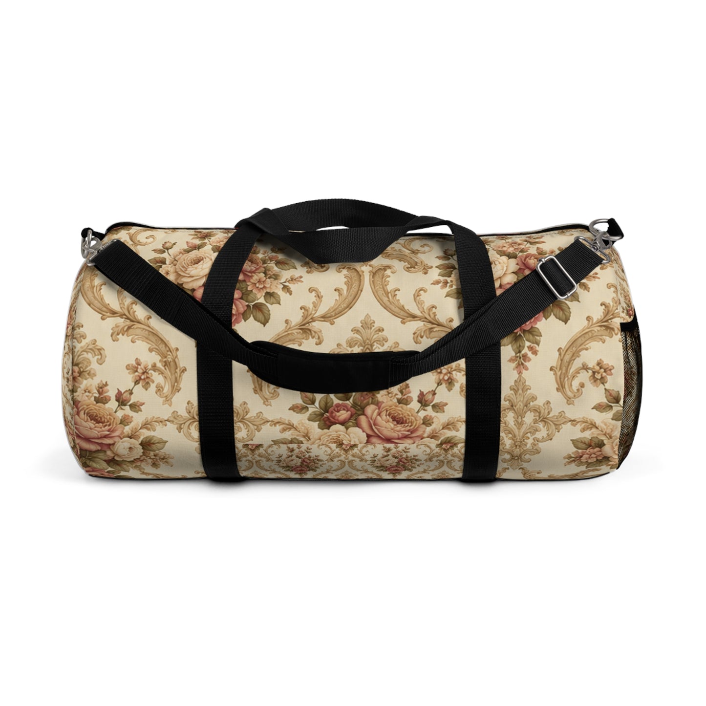 Vintage Floral Travel Duffel Bag – Rose Damask Gym & Weekend Bag