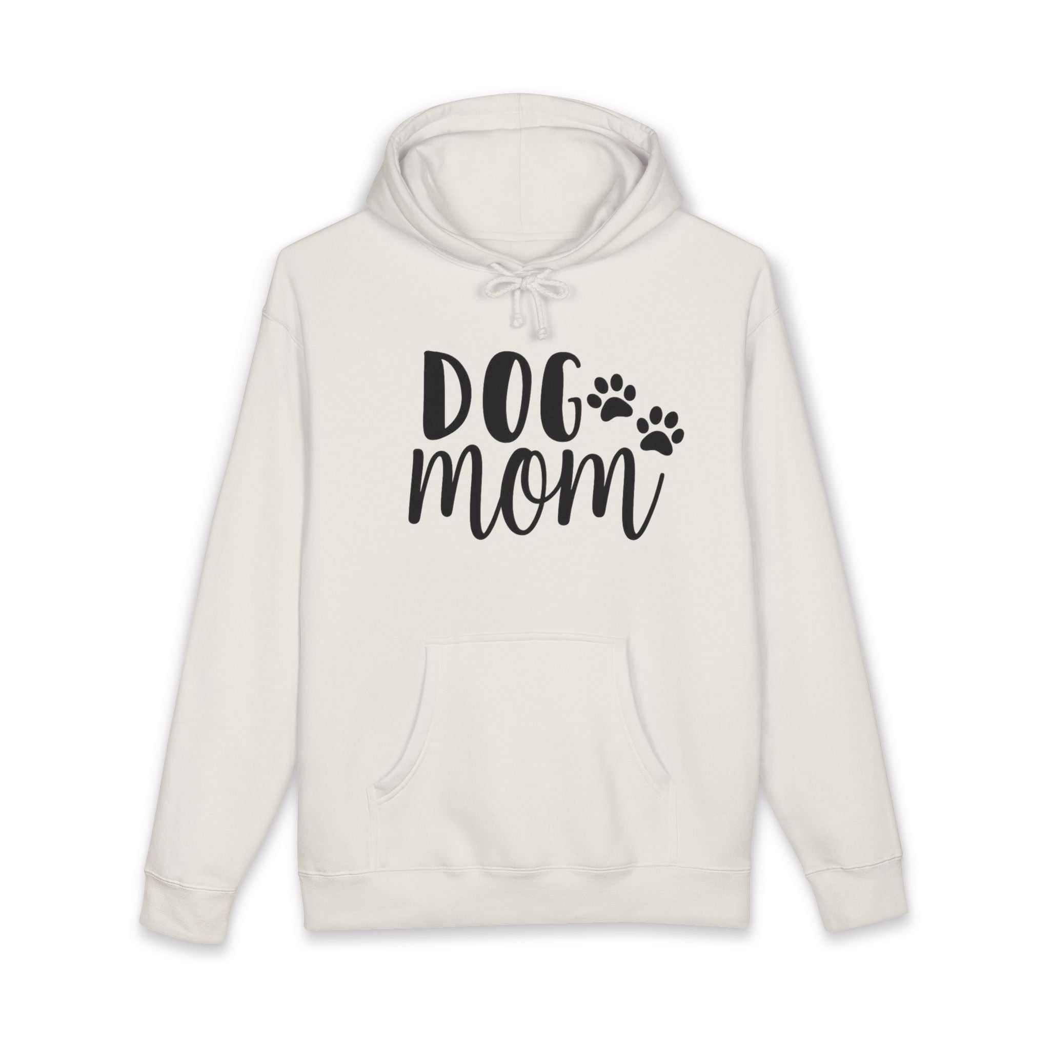 Dog Mom Hoodie — Cute Paw Print Sweatshirt for Dog Lovers