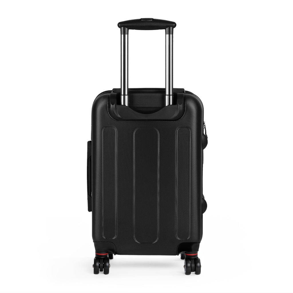 Tropical Abstract Carry-On Suitcase – Colorful Leaf Print Travel Luggage