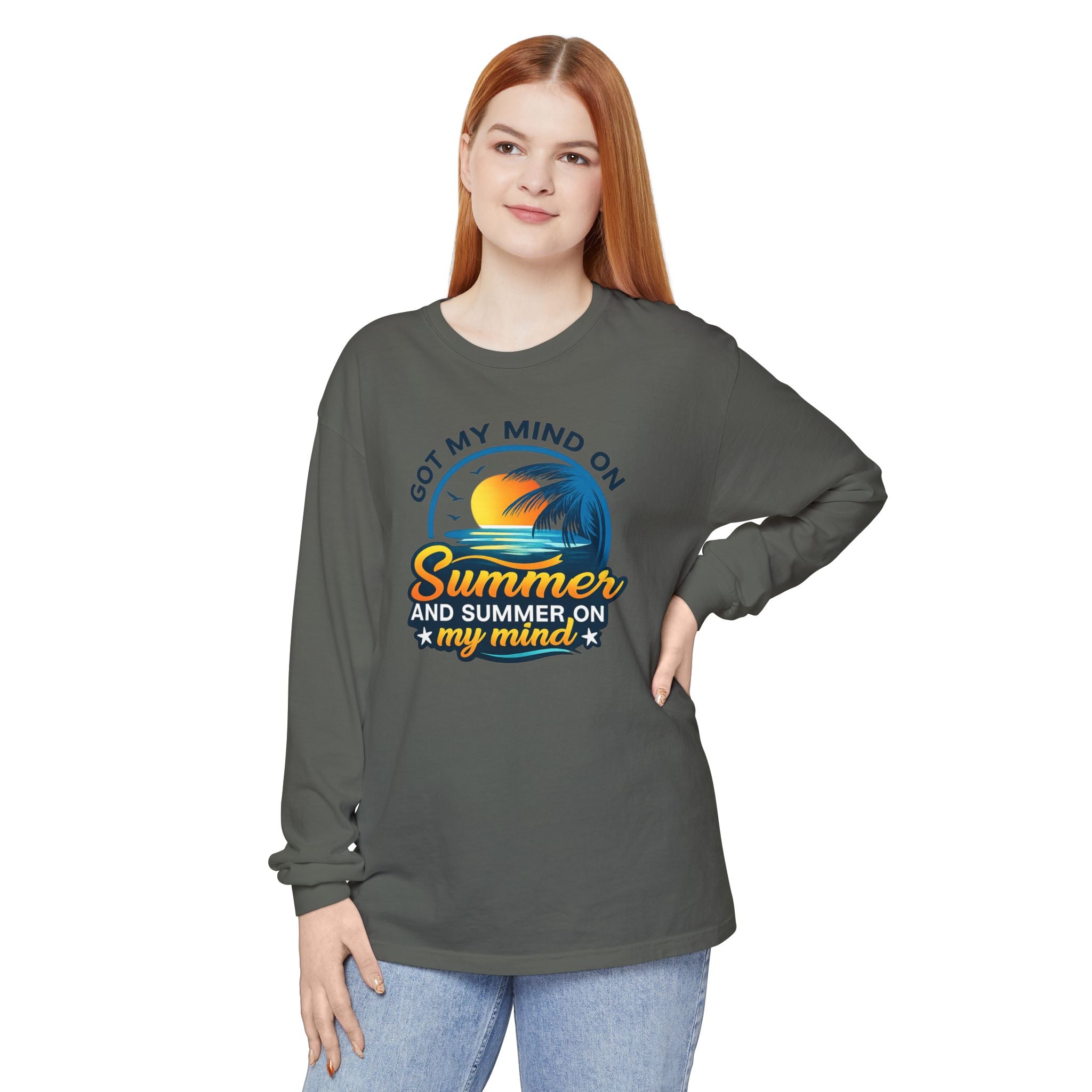 Summer On My Mind Long Sleeve Tee