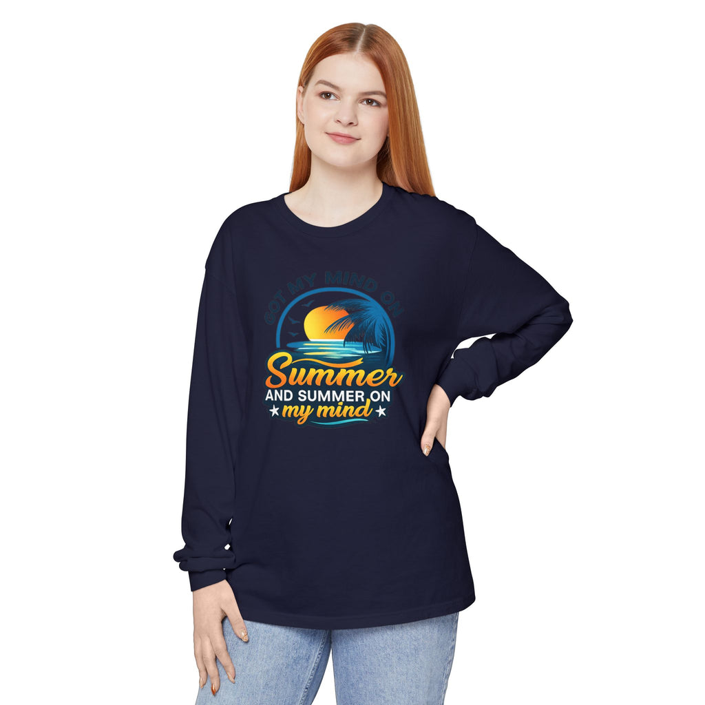 Summer On My Mind Long Sleeve Tee