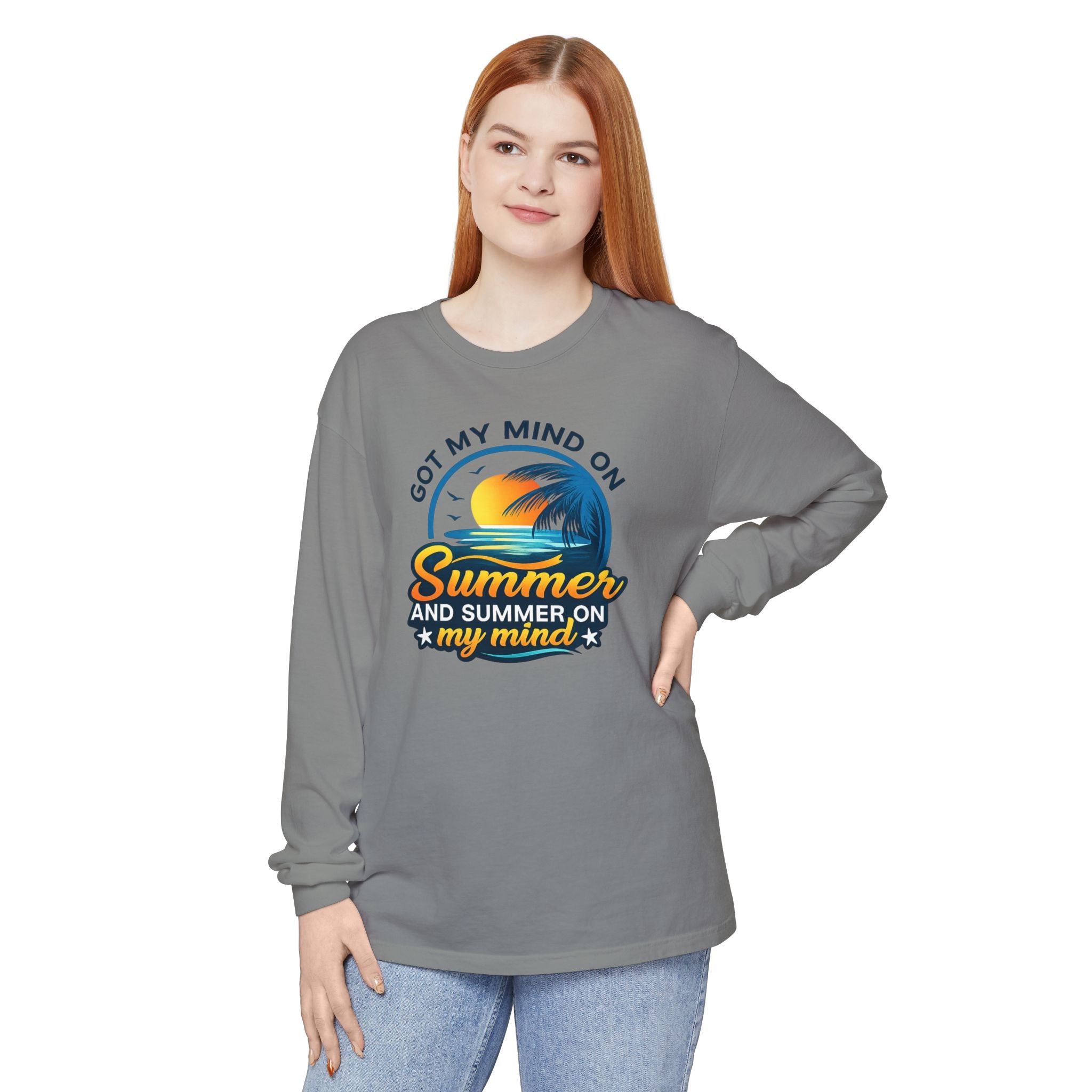 Summer On My Mind Long Sleeve Tee