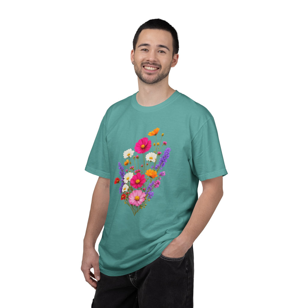 Floral Bouquet T-Shirt — Vintage Wildflower Garden Tee