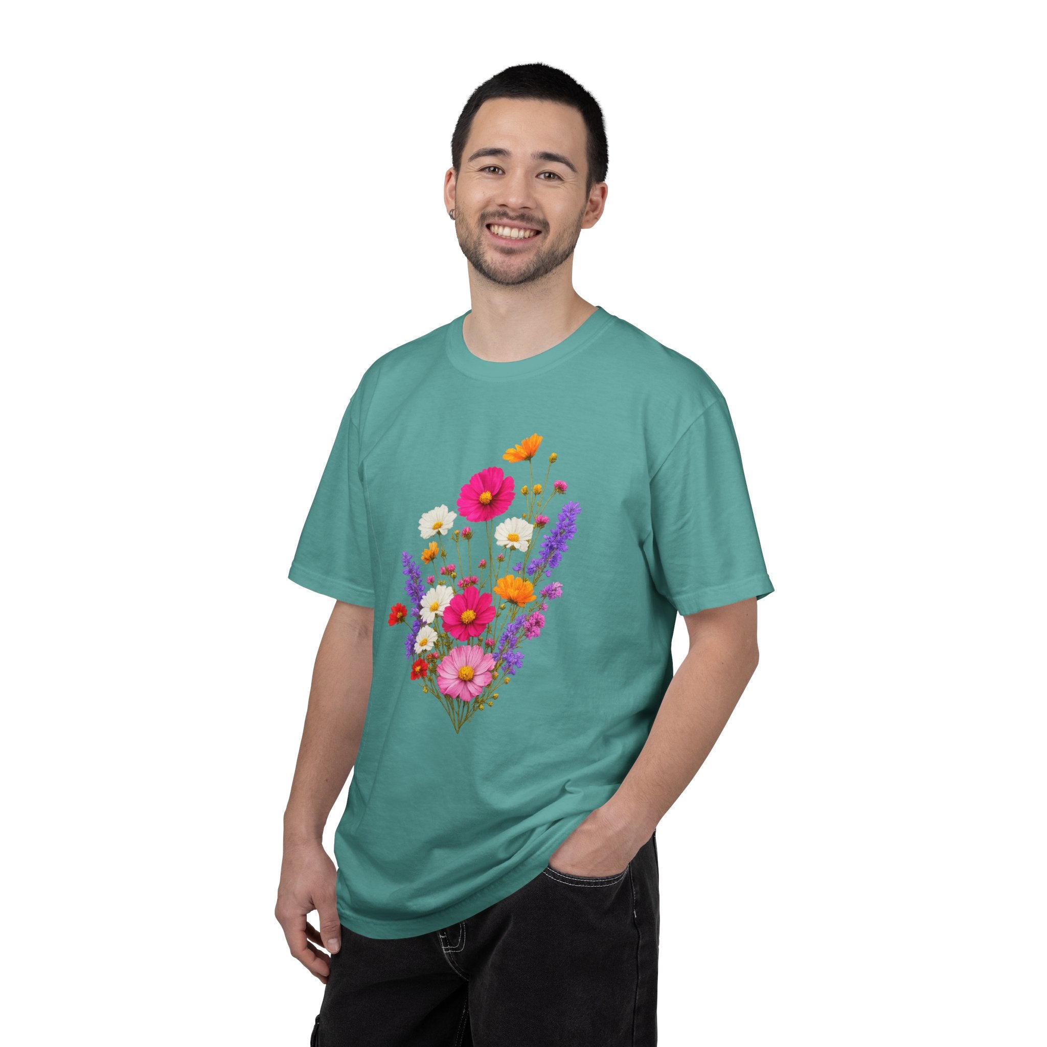 Floral Bouquet T-Shirt — Vintage Wildflower Garden Tee