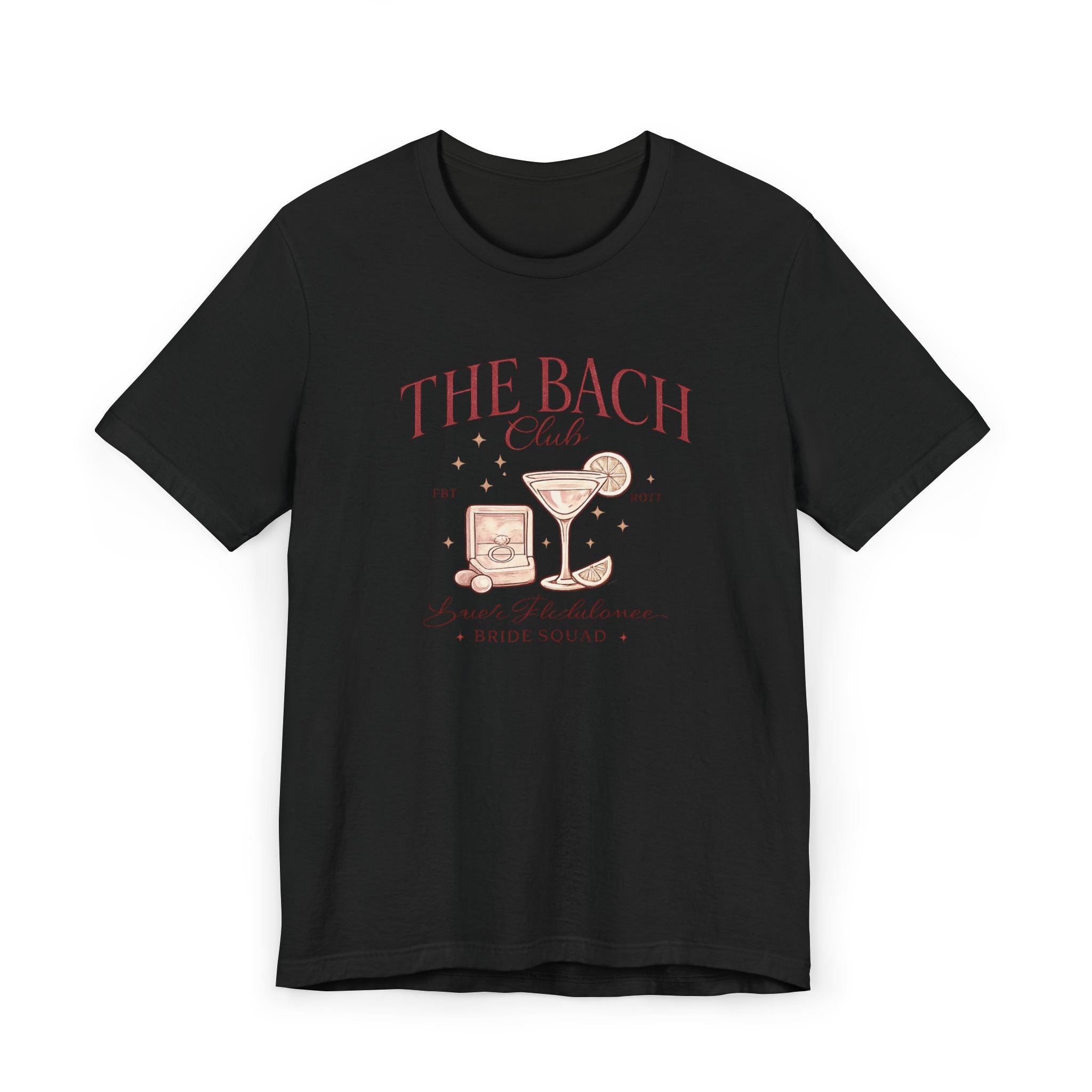 Bach Club Bride Squad T-Shirt — Bachelorette Party Cocktail Tee