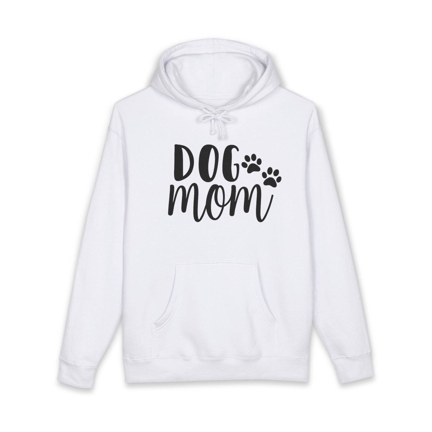 Dog Mom Hoodie — Cute Paw Print Sweatshirt for Dog Lovers