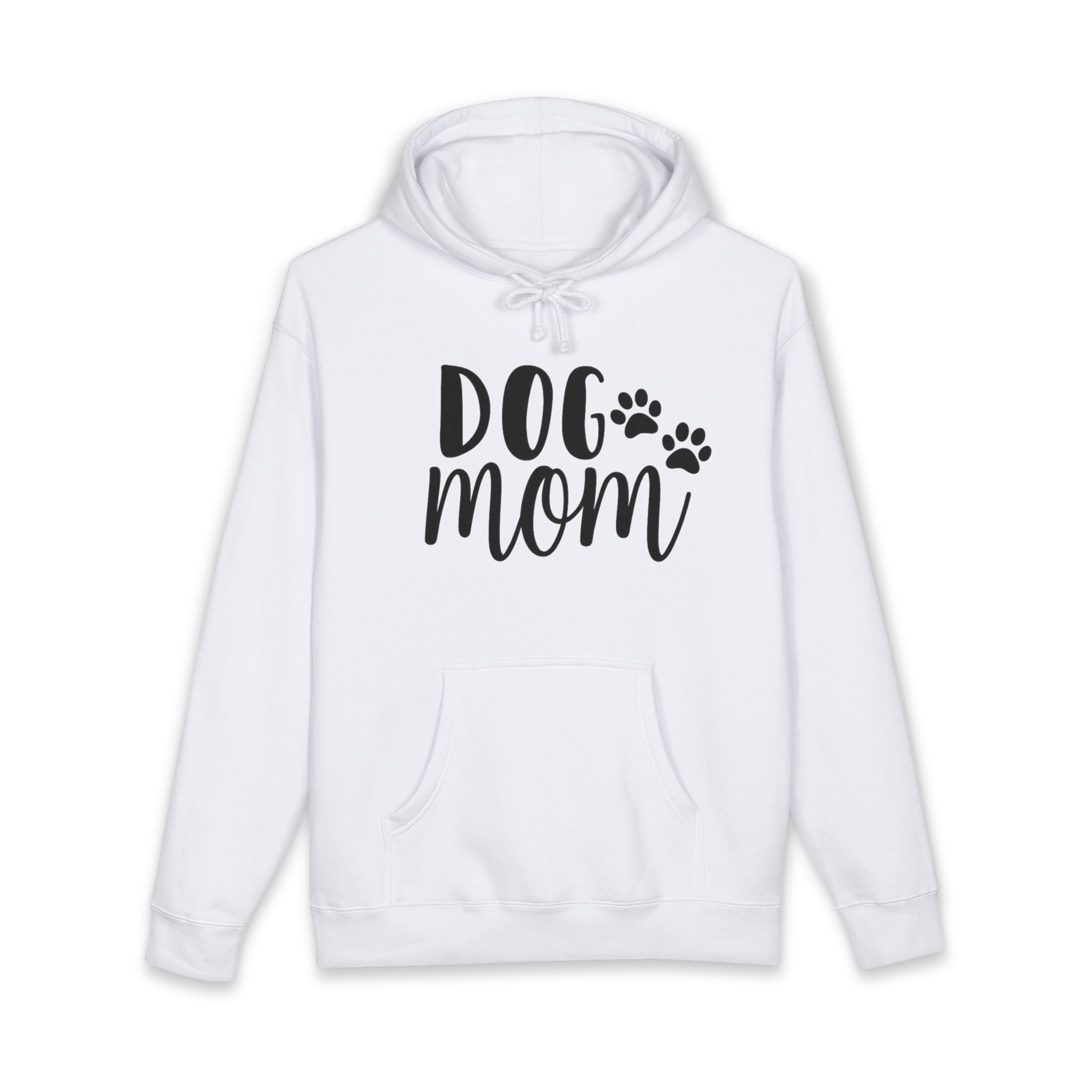 Dog Mom Hoodie — Cute Paw Print Sweatshirt for Dog Lovers