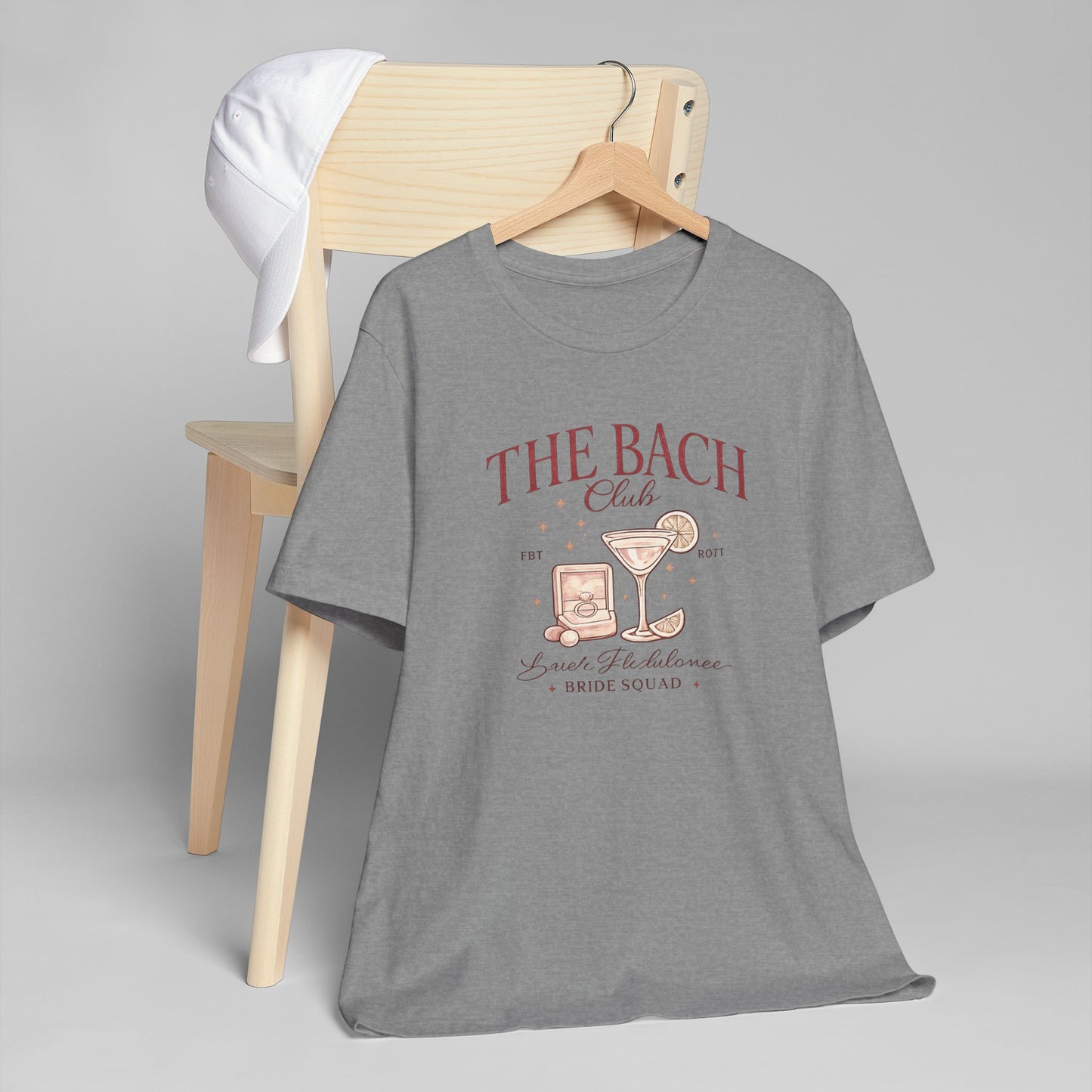 Bach Club Bride Squad T-Shirt — Bachelorette Party Cocktail Tee