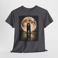 Moonlight Kiss T‑Shirt — Romantic Couple Silhouette Tee