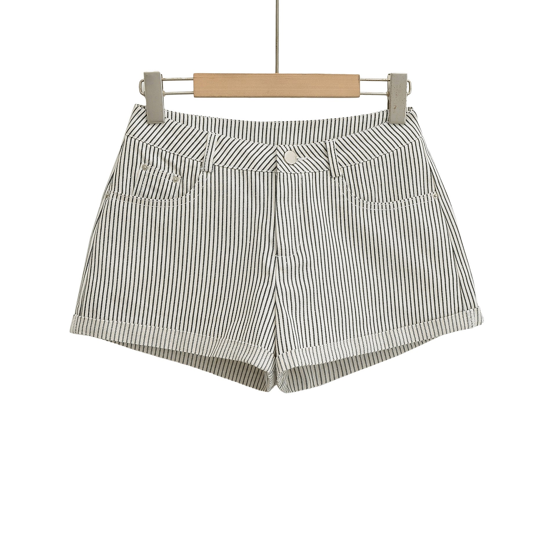 Striped low waisted jeans for women