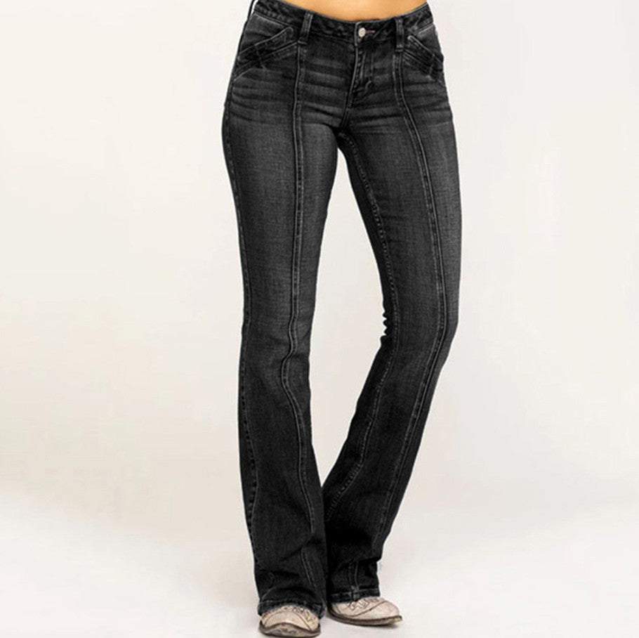 Stretch slim fit jeans for women
