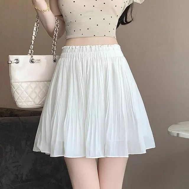 White Fresh Skirt for Women,, Petite Friendly