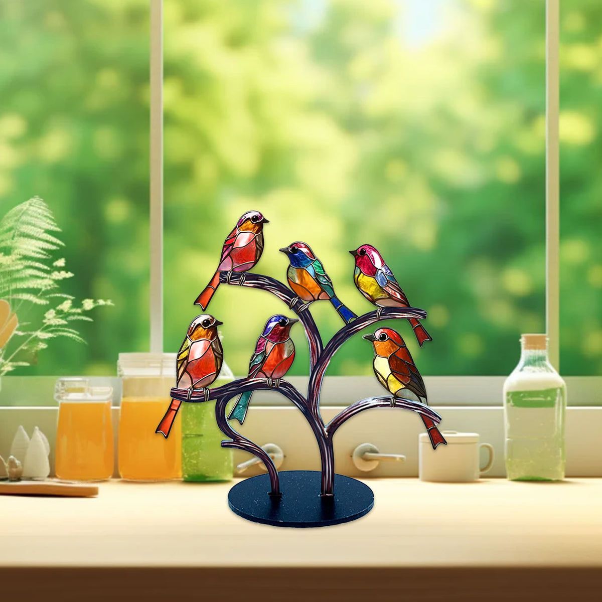 Zibi animal bird ornaments home decoration ornaments flowers bird pendants acrylic home