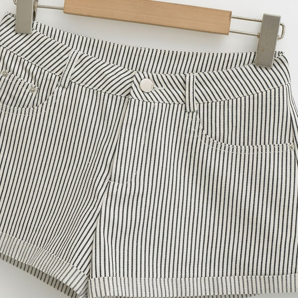 Striped low waisted jeans for women