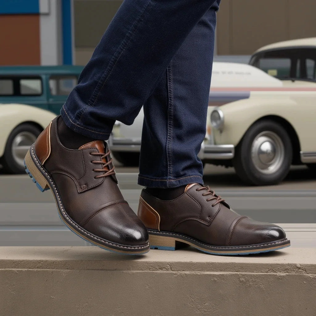 Casual Shoes Men Fashion Comfortable 2026 Brand Shoes Men Leather