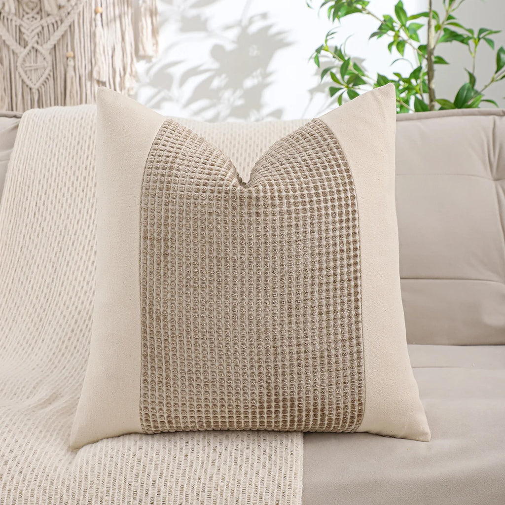 1 PC Jacquard Patchwork Throw Pillow Decorative cushion Cover for Home Living Room