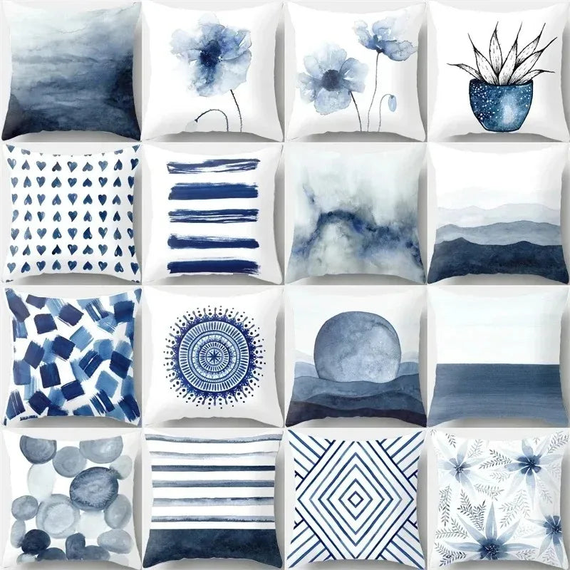Home Living Room Sofa Car Interior Decorative Pillowcase Printed Cushion Pillowcase