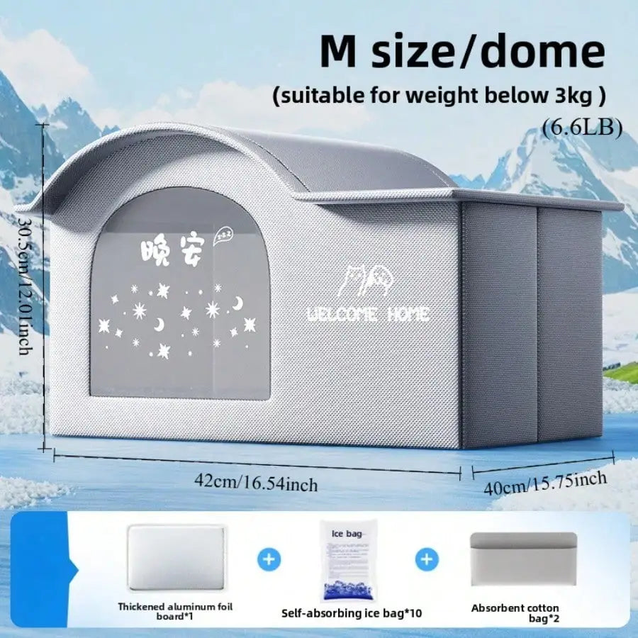 summer small Cat dog Ice House Air Conditioning BED Summer Cooling Cat & Dog Four Seasons Pet Ice House