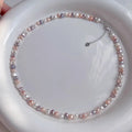 s925 silver candy color natural freshwater baroque pearl necklace accessories jewelry