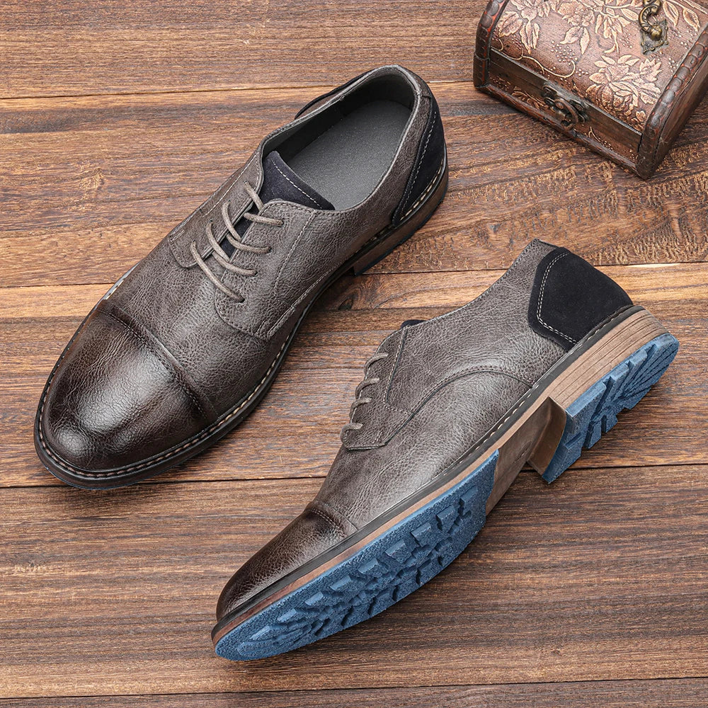 Casual Shoes Men Fashion Comfortable 2026 Brand Shoes Men Leather