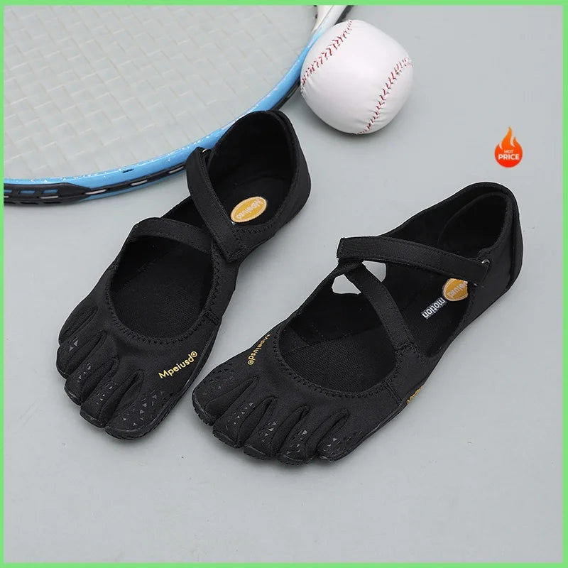 Women‘s Five Toe Shoes with Loop Strap - Barefoot Minimalist Flats for Hiking, Yoga, Gym Quick-Dry Water & Everyday Casual Wear