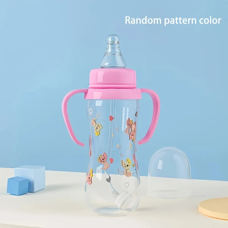 PP Baby Bottle for Toddlers, Designed for Water And Formula with a Handle for Baby Infants Newborn