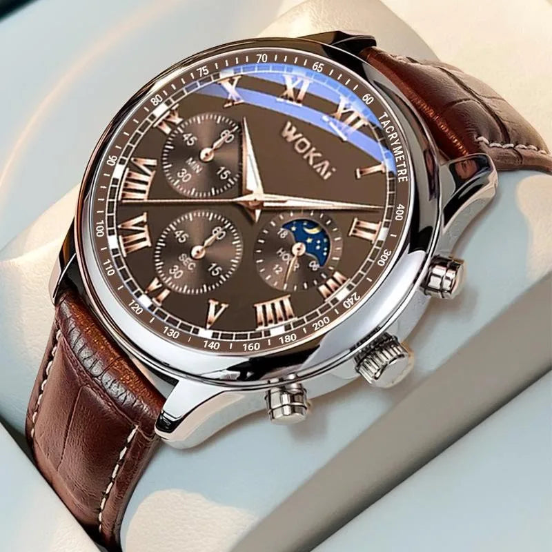 Men Fashion Business Quartz Watches, Sports, Belts, Cheap, Causal, Not Waterproof