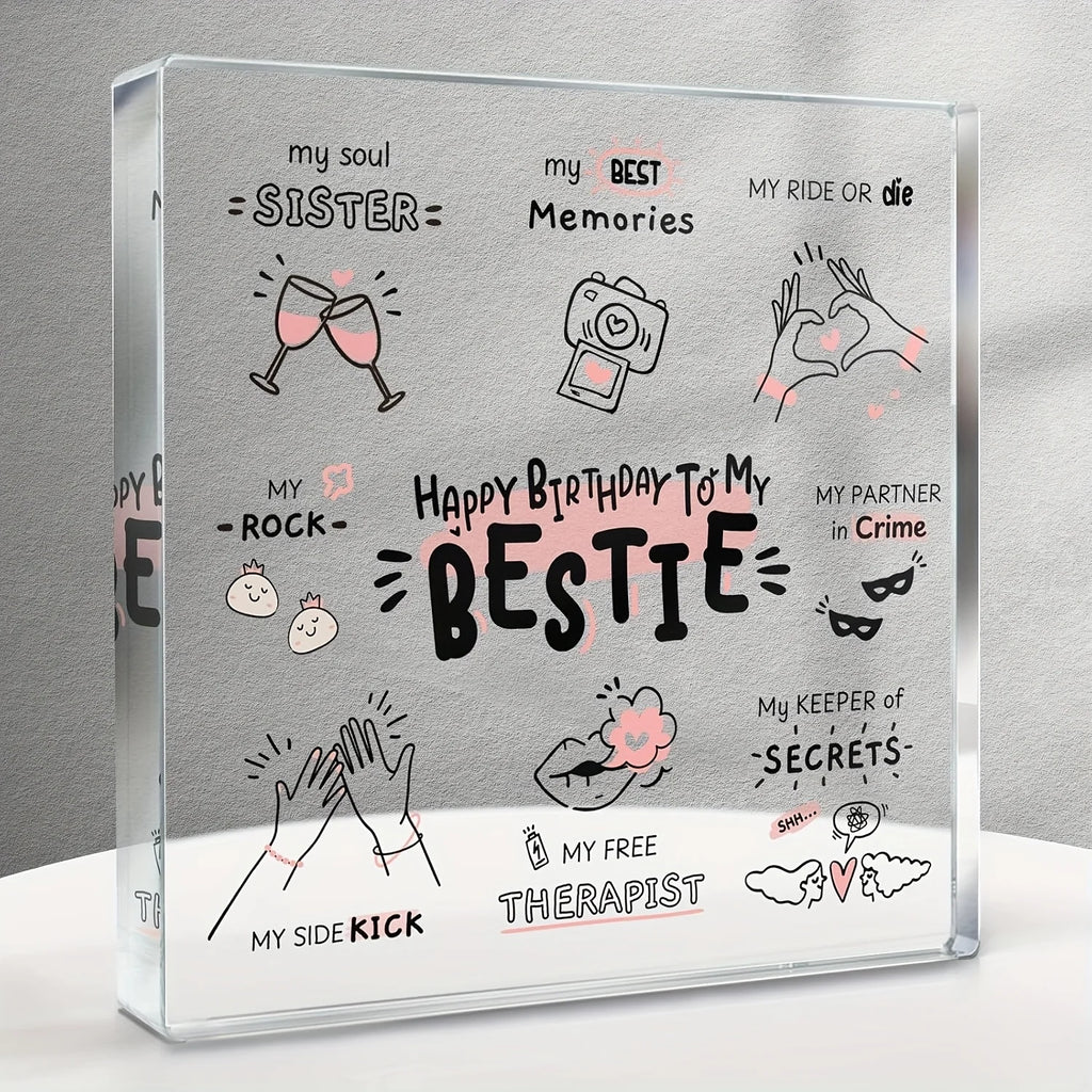 Bestie Gifts for Women, Friend Gifts, Best Friend Women Gifts, Friendship Gifts for women, Birthday Gifts for Bff Soul Sister