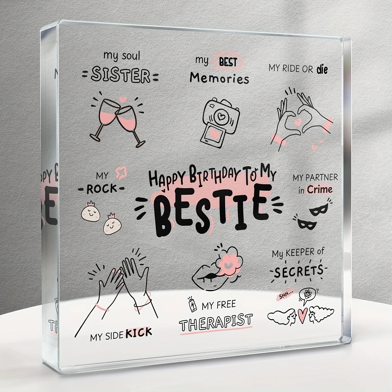 Bestie Gifts for Women, Friend Gifts, Best Friend Women Gifts, Friendship Gifts for women, Birthday Gifts for Bff Soul Sister