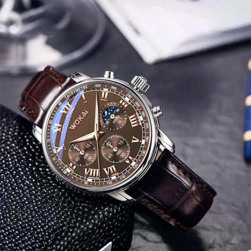 Men Fashion Business Quartz Watches, Sports, Belts, Cheap, Causal, Not Waterproof
