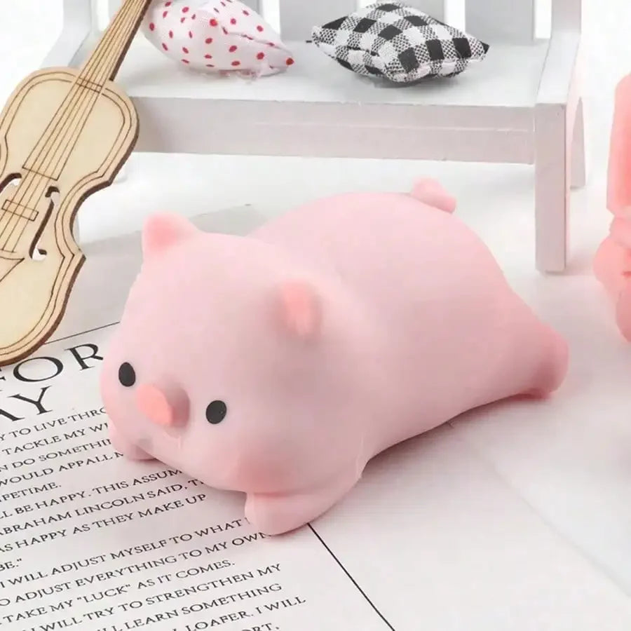 Creative Stress Relief Pull Pig Squishy Toy - Stretchy Mochi Tofu Ball - Decompression Vent Fidget For Adults - Suitable For Holiday Gifts, Fun And Cute Gifts, Birthday Gifts, Easter Gifts, Halloween Gifts, Christmas Gifts, P