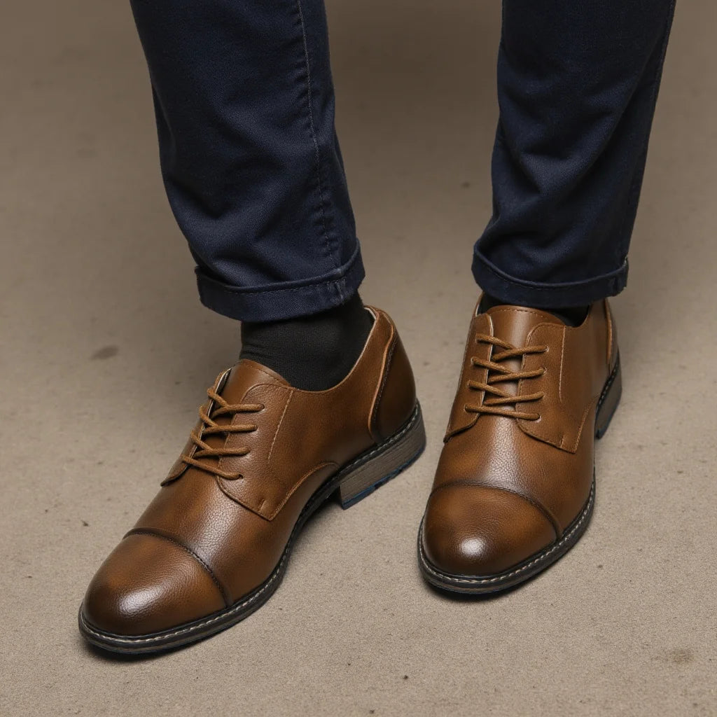 Casual Shoes Men Fashion Comfortable 2026 Brand Shoes Men Leather