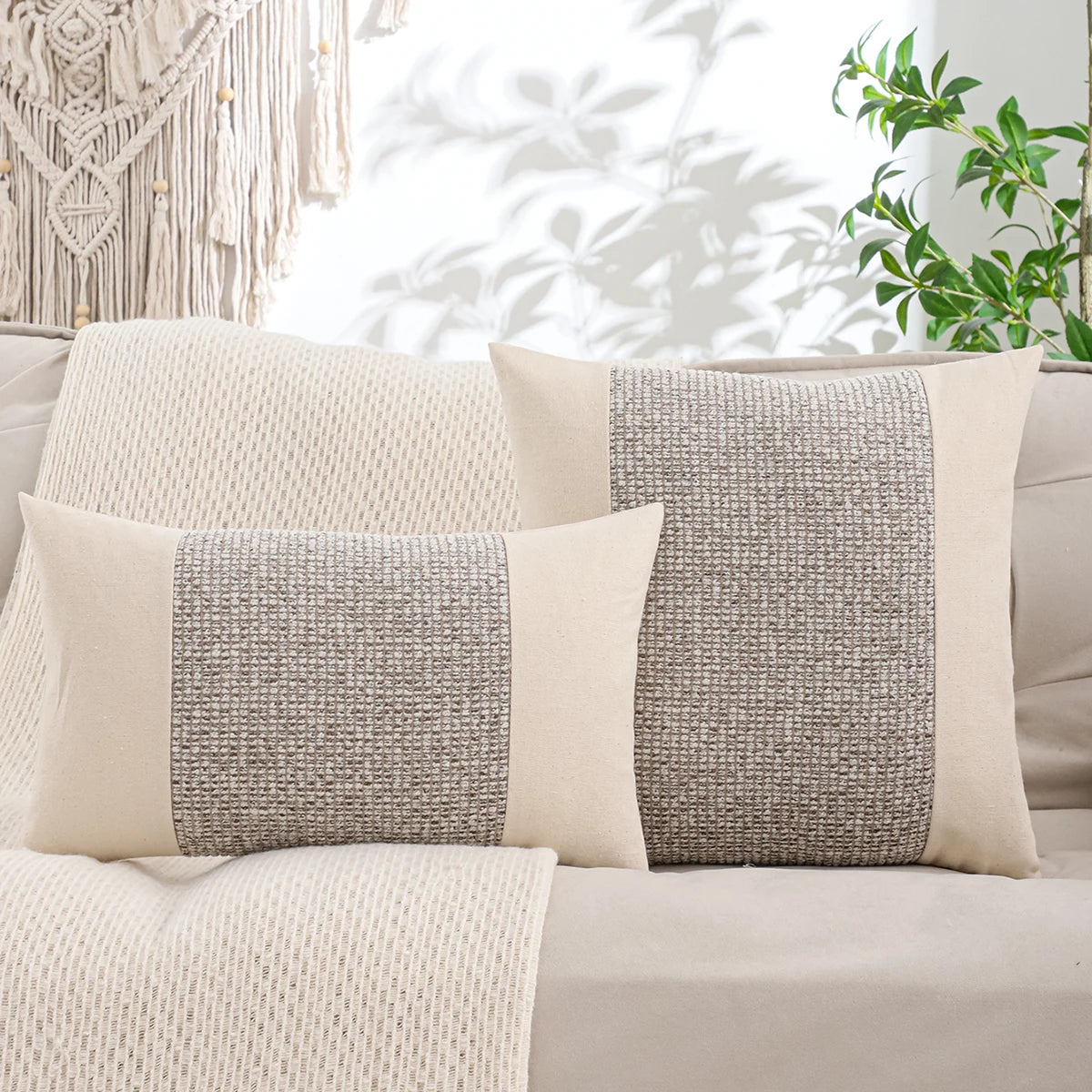 1 PC Jacquard Patchwork Throw Pillow Decorative cushion Cover for Home Living Room