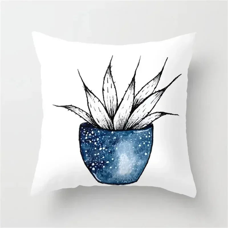 Home Living Room Sofa Car Interior Decorative Pillowcase Printed Cushion Pillowcase