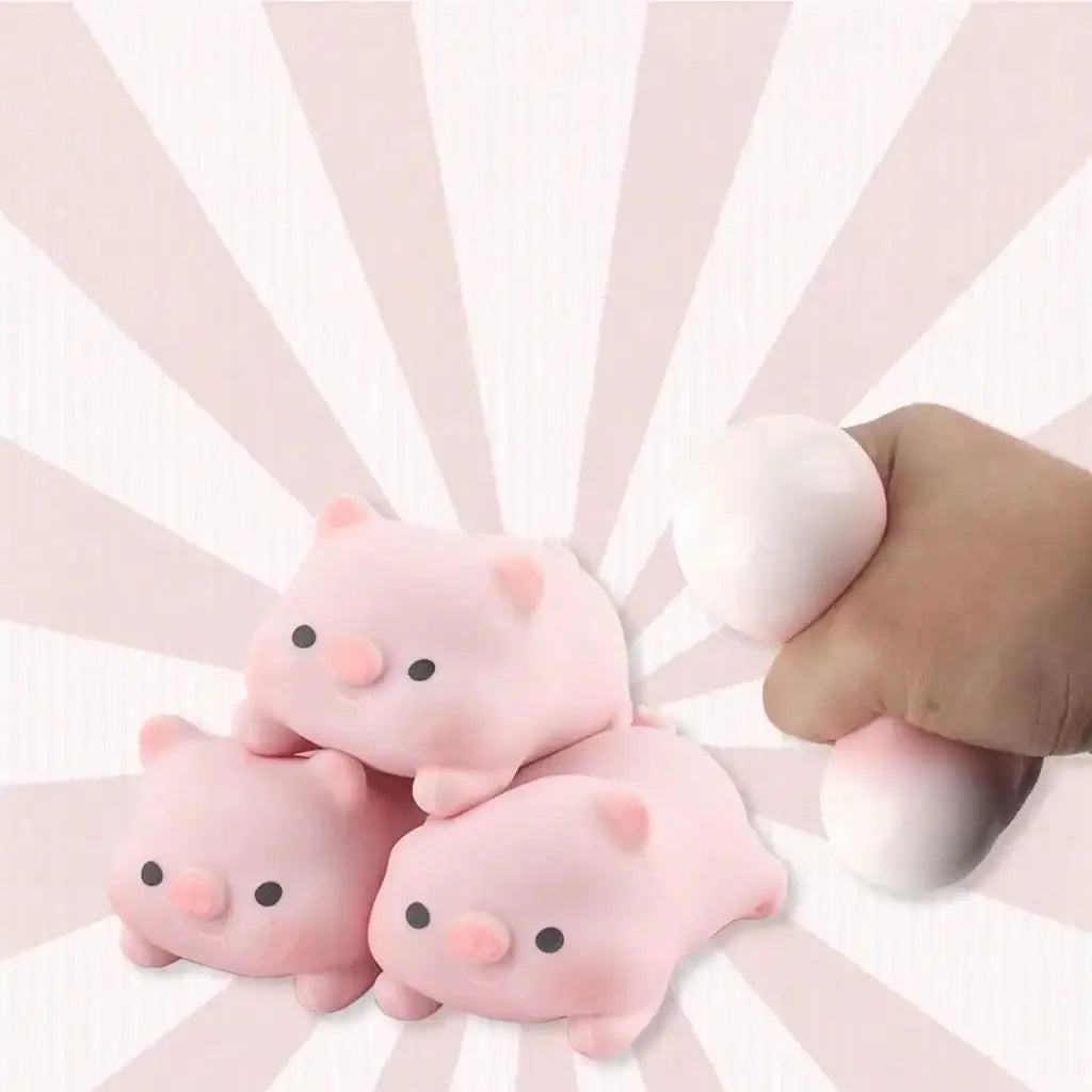 Creative Stress Relief Pull Pig Squishy Toy - Stretchy Mochi Tofu Ball - Decompression Vent Fidget For Adults - Suitable For Holiday Gifts, Fun And Cute Gifts, Birthday Gifts, Easter Gifts, Halloween Gifts, Christmas Gifts, P