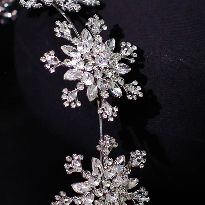 Snowflake Shape Headband Elegant Headwear Simple Head Hoop Wedding Hair Accessories Jewelry