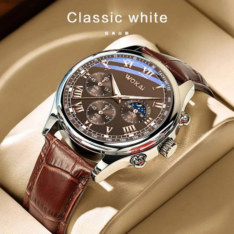 Men Fashion Business Quartz Watches, Sports, Belts, Cheap, Causal, Not Waterproof