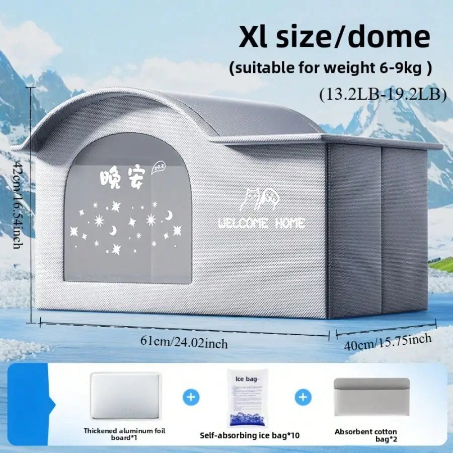 summer small Cat dog Ice House Air Conditioning BED Summer Cooling Cat & Dog Four Seasons Pet Ice House